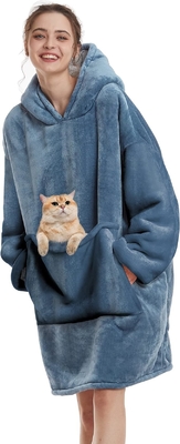 Buy Various Colors Hooded Wearable Blanket As Birthday Gifts For Women online manufacture