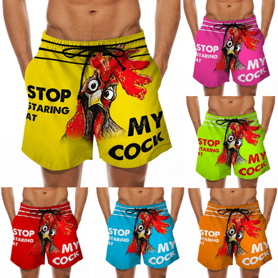 Buy Summer Vacation Holiday Men'S Custom Swim Shorts Anti Shrink online manufacture