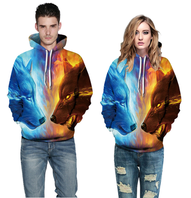Buy Polyester Youth Sublimation Hoodie Unisex Custom Sublimated Sweatshirts Heavy Weight online manufacture