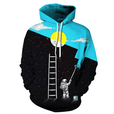 Buy Personalized Logo Full Sublimation Hoodies Cotton Polyester Hoodie Couple Clothes online manufacture
