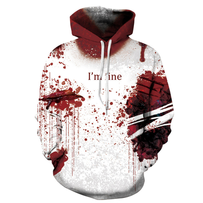 Buy Machine Washable 3d Sublimation Printing Hoodie Blank Fleece Pullover Multicolor online manufacture
