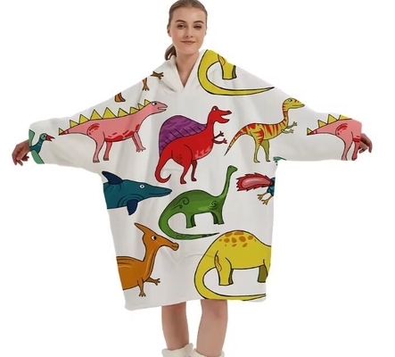 Buy Winter Oversized Hooded Blankets With Sleeves Fleece Sample Available online manufacture