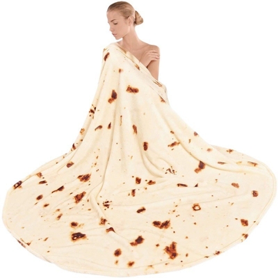 Buy 60 X 80Inch  Burritos Tortilla Wearable Hooded Blanket online manufacture