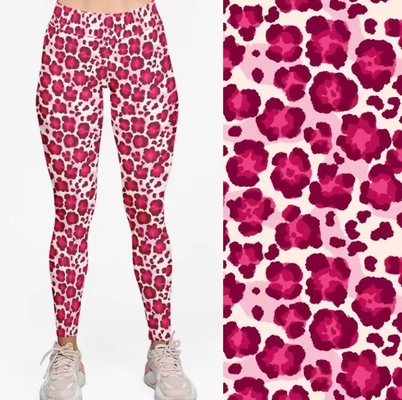 Buy Women Buttery High Waist Leopard Custom Printed Leggings Slimming online manufacture