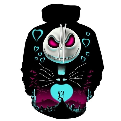 Buy Halloween Skull Jack 3D Printed Printed Oversize Hoodie Comfortable online manufacture
