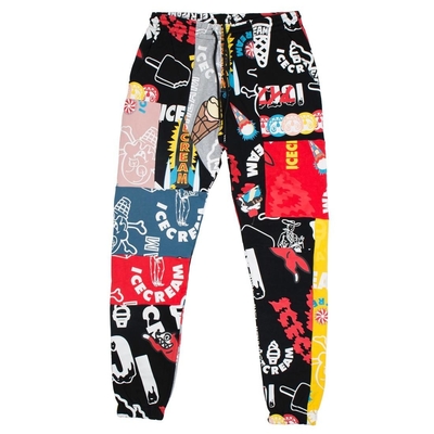 Buy Custom Sublimated Sweatpants Men's Muscle Pants Stretch Cotton Fitness Trousers Men's Training Sweat Pants online manufacture