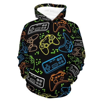 Buy Men's Hoodie Long Sleeve 3D Print Drawstring Casual Fashion Pullover Sweatshirt With Big Pocket online manufacture