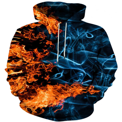 Buy Men's Graphic Print Drawstring Street Hoodies Oversized Vintage Long Sleeve Sweatshirts online manufacture