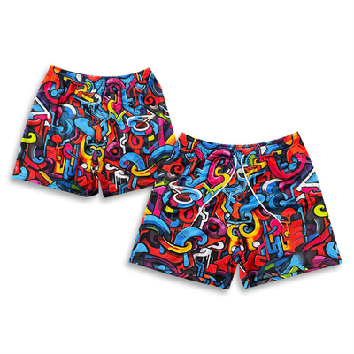Buy Wholesale Men Cotton Streetwear Shorts Custom Sublimation Mesh Shorts online manufacture