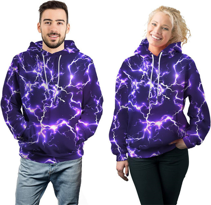 Buy Unisex New Men's Novelty Hoodies Cool Lightning Graphic Hoody Fleece Pullover Hooded Sweatshirts online manufacture