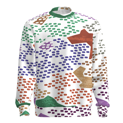 Buy Round Neck Sweatshirt Thermal Sublimation Heat Transfer Digital Printing Custom DIY Hoodie online manufacture