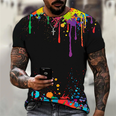 Anti Shrink Men'S Oversize T Shirt Full Sublimation Shirts Hip Length