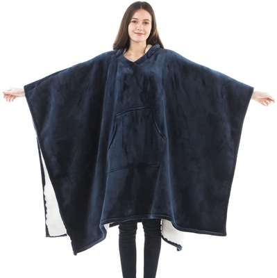 Giant Pocket  Fleece Oversized Hooded Blankets