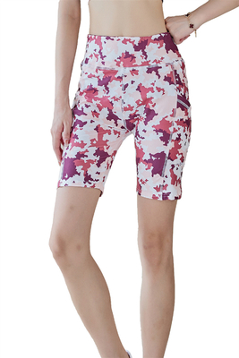 Machine Washable Custom Printed Leggings Seamless Gym Shorts For Women
