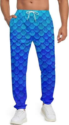 Comfortable  Custom All Over Print Sweatpants 3d Print Joggers Lightweight