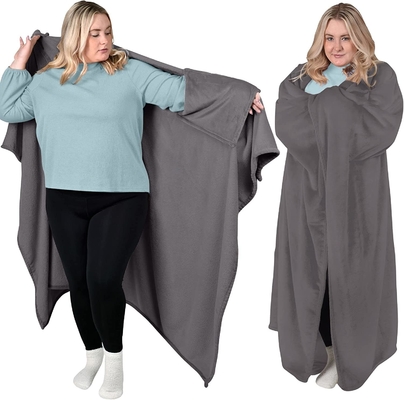 Cape Cozy Throw Plush Oversized Hooded Blankets Hooded Tv Blanket