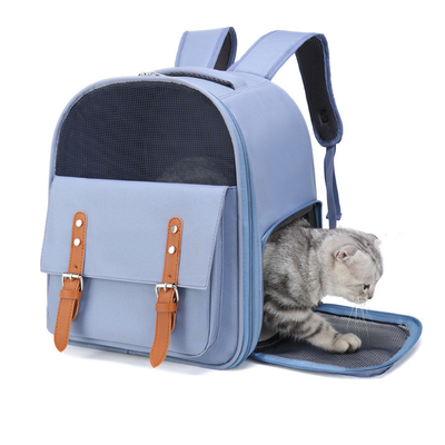 Ventilated Mesh Cozy Pet Carrier Bag Portable Cat Carrier Backpack