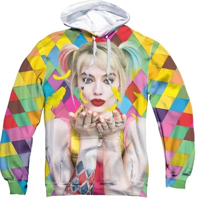 Autumn Wear 100% Polyester Sublimation Hoodie