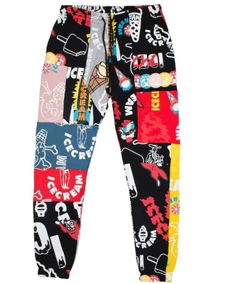 Comfy All Season Sublimation Sweatpants Machine Washable Cotton Polyester Blend