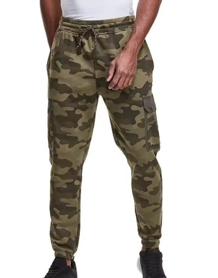 Customized Sublimation Print Mens Cotton Sweatpants With Two Side Pockets