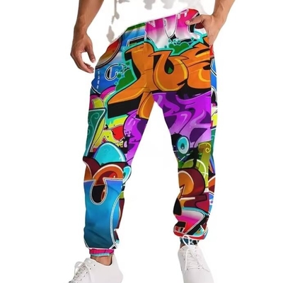 Full Print Sublimation Street Mens Sweatpants Oversized