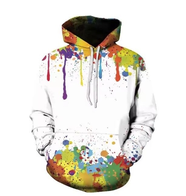 Ultra Soft Printed Oversize Hoodie Plus Size Sublimation Print Clothing