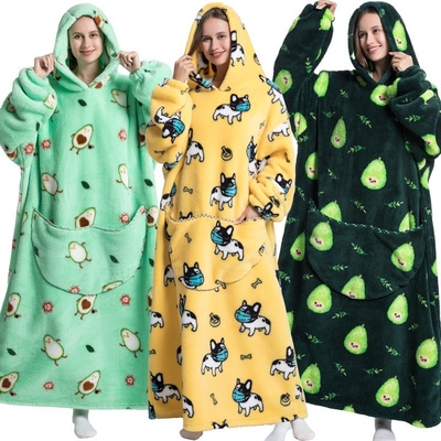 Colorful Full Length Blanket Hoodie