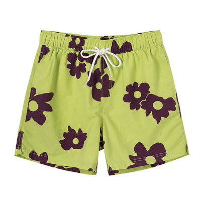 Custom Design Your Own Logo Sublimation Printed Waterproof Board Shorts Four Way Stretch Swim Trunks