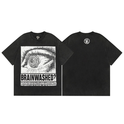 Men's Graphic T-Shirt Unisex Cotton Oversized T-Shirt Short Sleeve Vintage Street Casual T-Shirt Tops