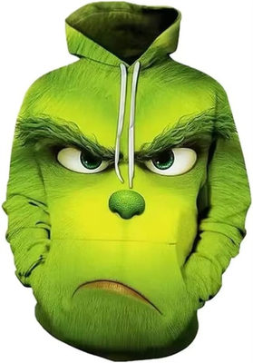 Unisex Christmas Hoodie Novelty Sweatshirt , Halloween Pullover Hooded With Pocket