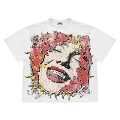 Heavyweight Manufacturing Cropped T Shirt Men Cotton Boxy Graphic T Shirts For Men
