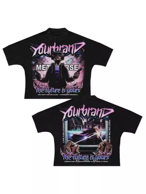 Dtg T Shirt Streetwear Customization Graphic Oversize Digital Printing T Shirt